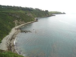 Doldrum Bay i Howth nær Dublin