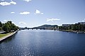 * Nomination The Drammen river and the city bridge seen from the Ypsilon foot bridge.--Peulle 13:46, 3 August 2017 (UTC) * Promotion  Support Good quality.--Famberhorst 16:56, 3 August 2017 (UTC)