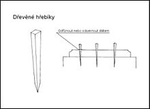  Truhlářské spoje - Dřevěné hřebíky