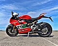 * Nomination Ducati 955 Panigale V2 - Bayliss 20th Anniversary, exhibited during an open day at the Cervia Air Base for the 100th Anniversary of the Italian Air Force. --Terragio67 20:47, 25 April 2023 (UTC) * Promotion  Support this is so good! --Modern primat 21:37, 25 April 2023 (UTC)  Support Good quality. --Navinsingh133 22:56, 25 April 2023 (UTC)