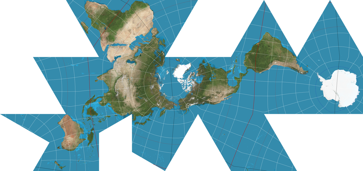 Large-Scale Map of the Earth (VERSION 1) Minecraft Map