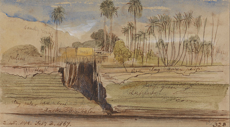 File:Edward Lear - Between Ibreem and Wady Halfeh, 2-45 pm, 2 February 1867 (328) - Google Art Project.jpg