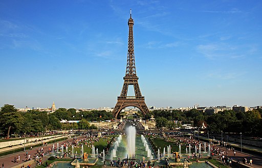 Eiffel tower from trocadero