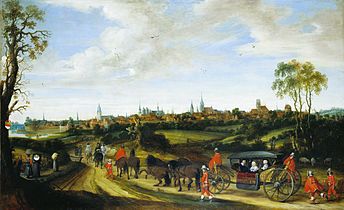 Vyslanec Adriaen Pauw přijíždí do Münsteru (1646)]]