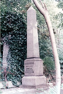 Eliots Grab auf dem Highgate Cemetery