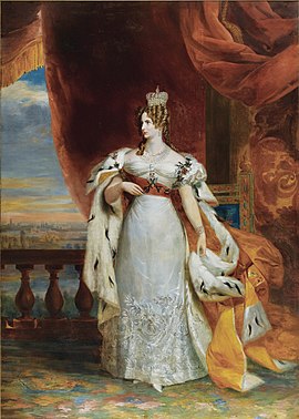 Коронационный портрет императрицы Александры Фёдоровны работы Джорджа Доу, 1826 г.