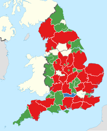 File:English non-metropolitan counties coloured by type map 2020.svg