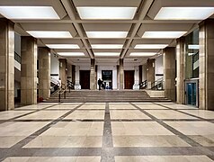 Intérieur du bâtiment principal du musée national à Cracovie.