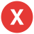 Eo circle red letter-x.svg