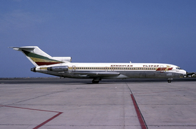 Boeing 727-200Adv ET-AHL ADE Ethiopian Airlines 1992-1-11.png