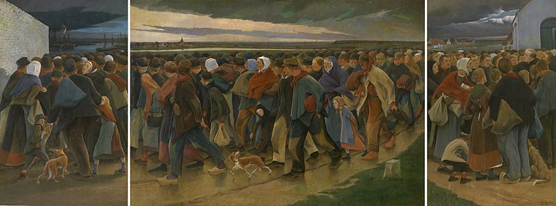 Les Émigrants (1896), musée royal des Beaux-Arts d'Anvers.