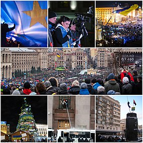 Protesty zvané Euromajdan na Ukrajině 21. listopadu 2013 - 23. února 2014