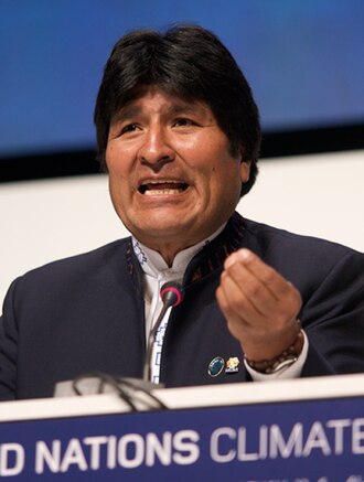 Evo Morales Evo Morales at COP15.jpg