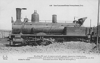 Est 0.501 to 0.691 Class of 191 French 0-8-0 locomotives