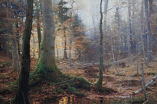 William Bliss Baker An American landscape realist artist from the mid- to late-1800s