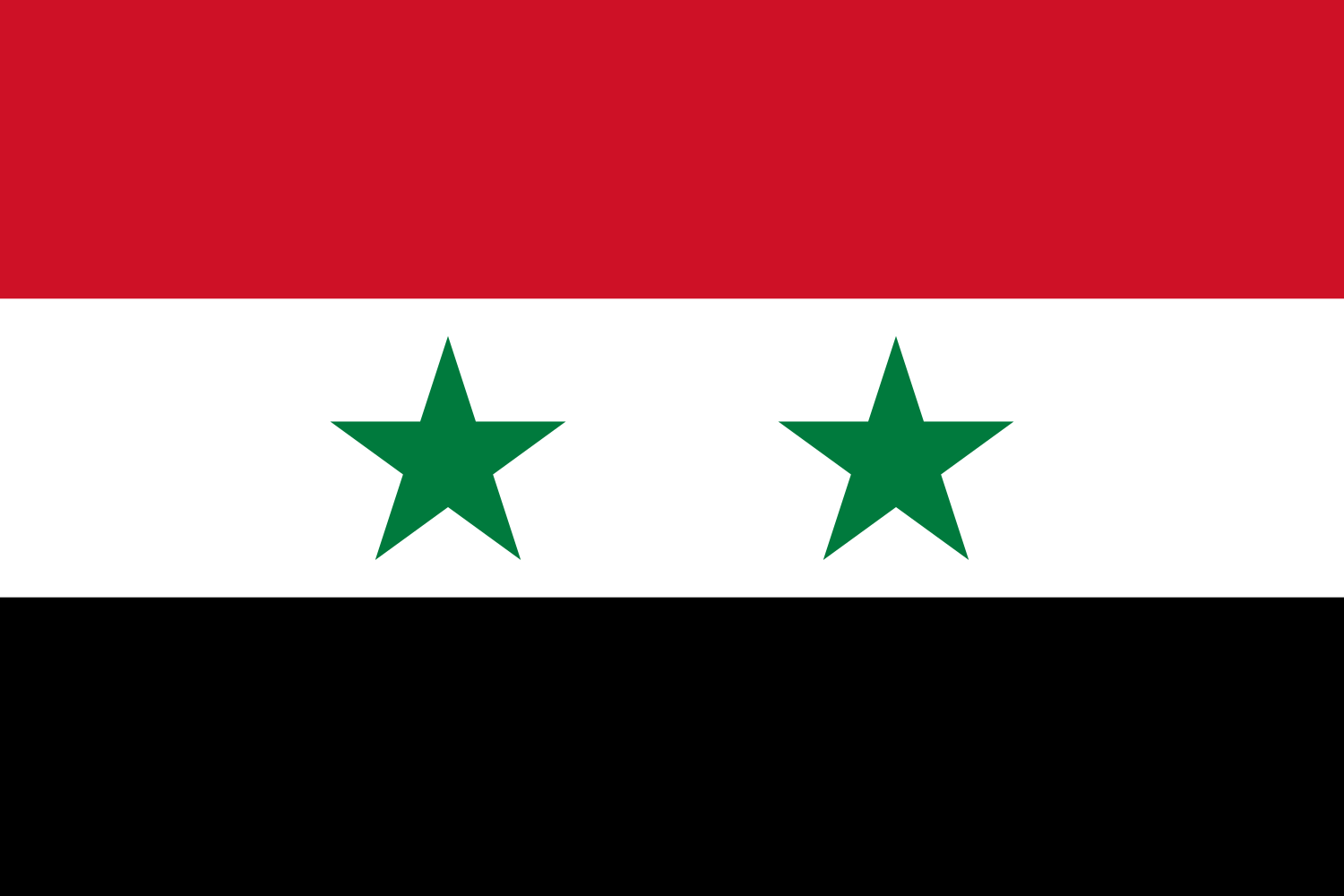 flaggenmeer Flagge Syrien 80 g/m²