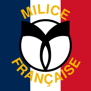 <span class="mw-page-title-main">Milice</span> Paramilitary force in Vichy France