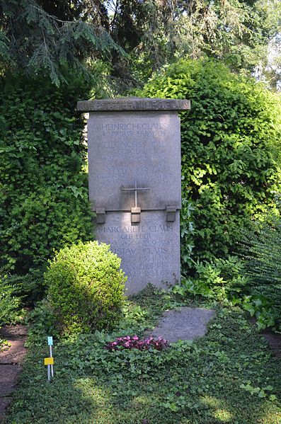File:Frankfurt-Fechenheim, Friedhof, Grab A IV-32 Claus-Jaeger.jpg