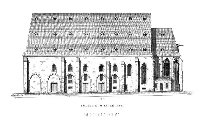 File:Frankfurt Am Main-Dominikanerkloster-Aufmass-Suedseite im Jahre 1884.gif