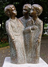 Freunde (1998) (Bronze, 30 cm)