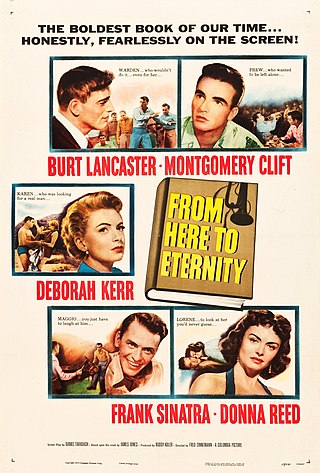 <i>From Here to Eternity</i> 1953 American drama romance war film by Fred Zinnemann