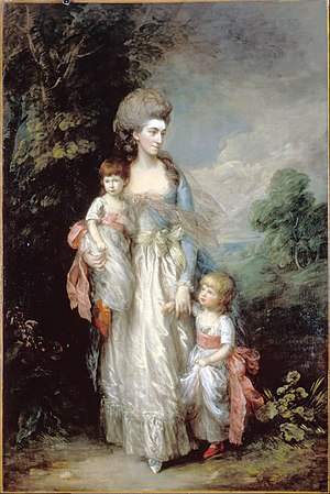 Gainsborough, Thomas - Mrs Elizabeth Moody dengan anak-anaknya Samuel dan Thomas - Google Art Project.jpg