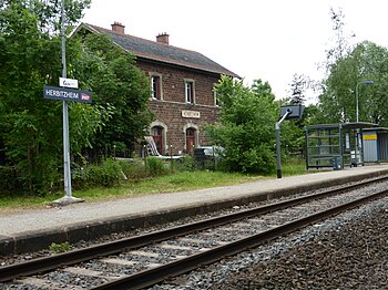 Herbitzheim station, 2015