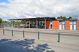 Gare de Longueau vue du parking