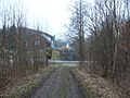 Geyersdorf, Pfeiler der ehem. Eisenbahnbrücke (2016)