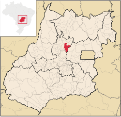 Localização de Goianésia em Goiás