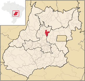 Poziția localității Goianésia