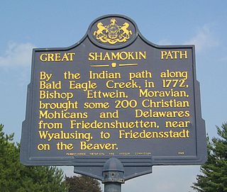 <span class="mw-page-title-main">Great Shamokin Path</span> Historic trail in Pennsylvania