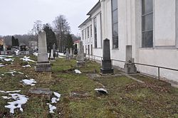 Hřbitov v Michálkovicích, část židovská.JPG