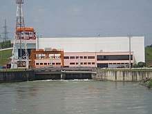 Dubrava Hydroelectric Power Plant Hidrocentrala Dubrava - zgrada.jpg