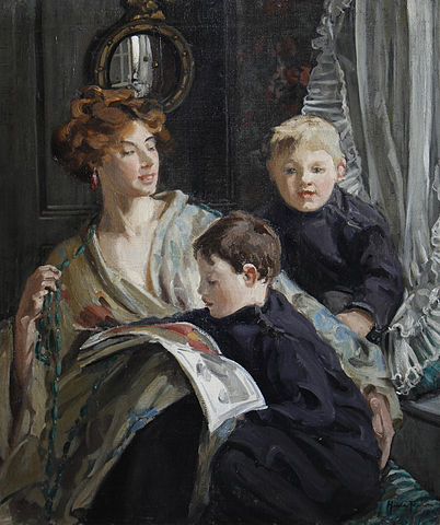 402px-Hilda_Fearon_A_portrait_of_a_mother_and_her_two_sons_1911.jpg (402×480)