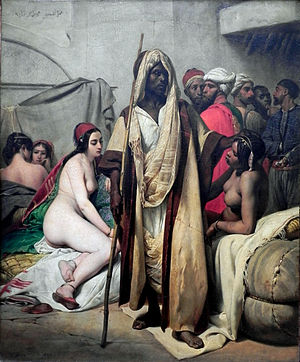 نقاشی ژروم بازار برده‌فروشان