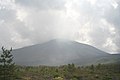 Il Monte Asama nel 1999 visto dalla prefettura di Nagano