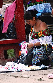 Tzeltal woman in Palenque
