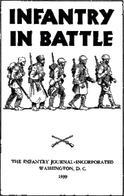 Infantry in battle cover