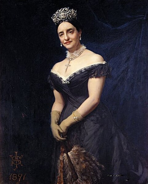 Portrait of his second wife, Janetta, Duchess of Rutland