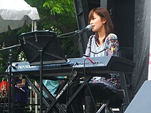 Ai Kawashima actuando en el Día de Japón 2009 en Central Park, Nueva York