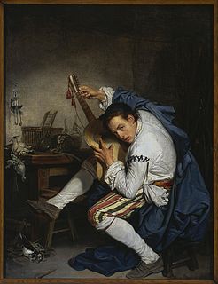 <i>The Guitar Player</i> (Greuze) Painting by Jean-Baptiste Greuze