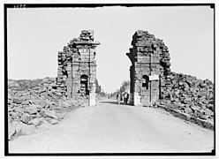 Porte ouest (porte des Vents), en 1938.