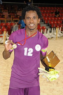 Jhorialy Rafalimanana receives 2015 CAF Beach Soccer Championship's Best goalkeeper award Jhorialy Rafalimanana, April 2015 2789.jpg