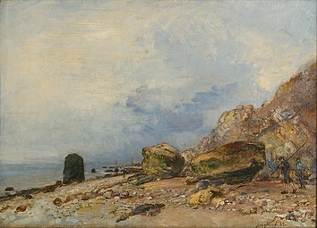 Côte rocheuse à Sainte-Adresse, 1862 Rijksmuseum Twenthe