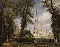 John Constable - Piskoposun Bahçesinden Salisbury Katedrali - Google Art Project.jpg