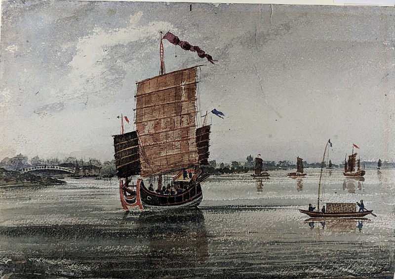 File:John Frederick Warre - Panorama of the Huangpu River QW717a.jpg