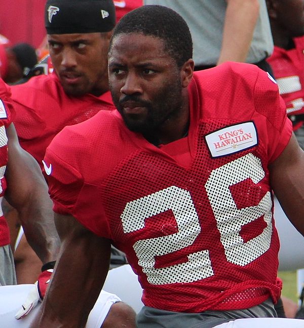 Wilson at Atlanta Falcons training camp in 2014