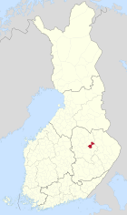 Situo de Juankoski en Finnlando