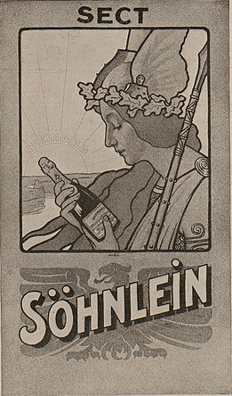 Söhnlein & Co., marca Rheingold (anuncio de 1901)